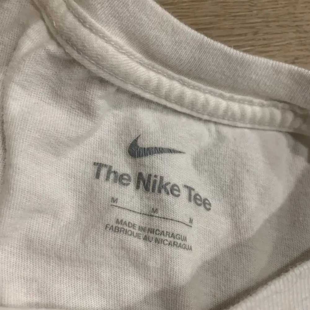 Nike Brown University Bears Swimming & Diving T-Shirt Men's Medium M White Ivy